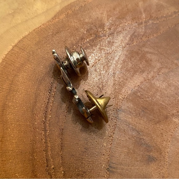 RETIRED James Avery TLC ASL sign language pin, sterling silver - Picture 2 of 3